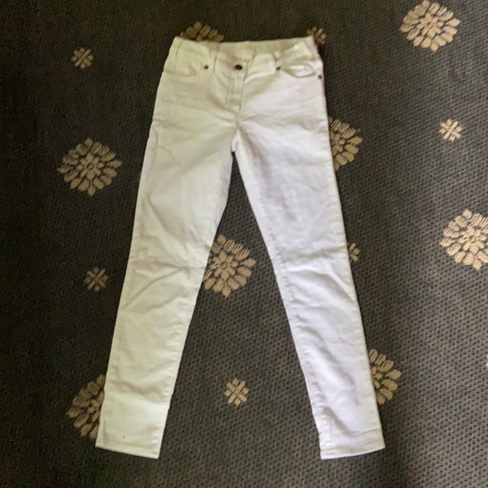 Girls Crew Cuts White Jeans